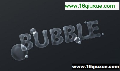 Gradient Overlay for the Bubble Text Effect