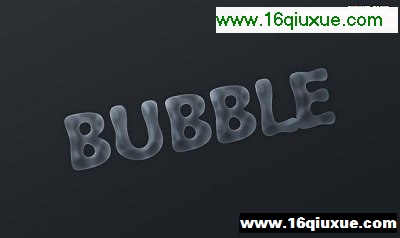 Bubble Text Effect Layer Style